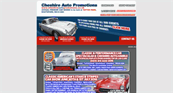 Desktop Screenshot of cheshireautopromotions.co.uk