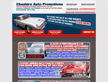 Tablet Screenshot of cheshireautopromotions.co.uk